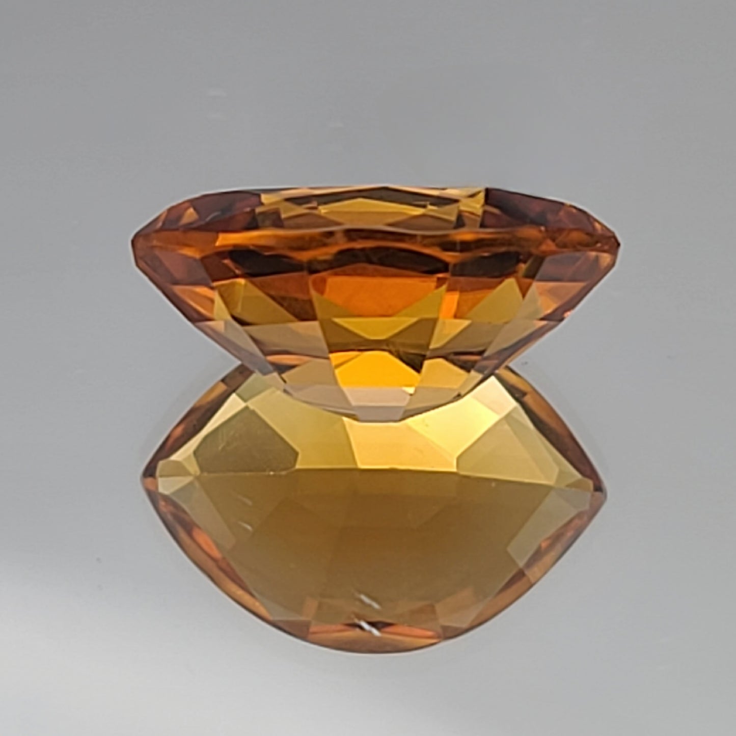 9.66ct ETW Earth-Mined Madeira Citrine – Navette Cut