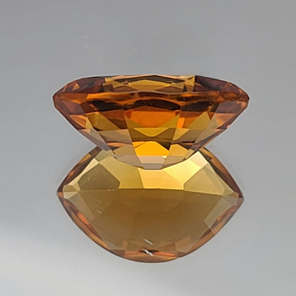 9.66ct ETW Earth-Mined Madeira Citrine – Navette Cut