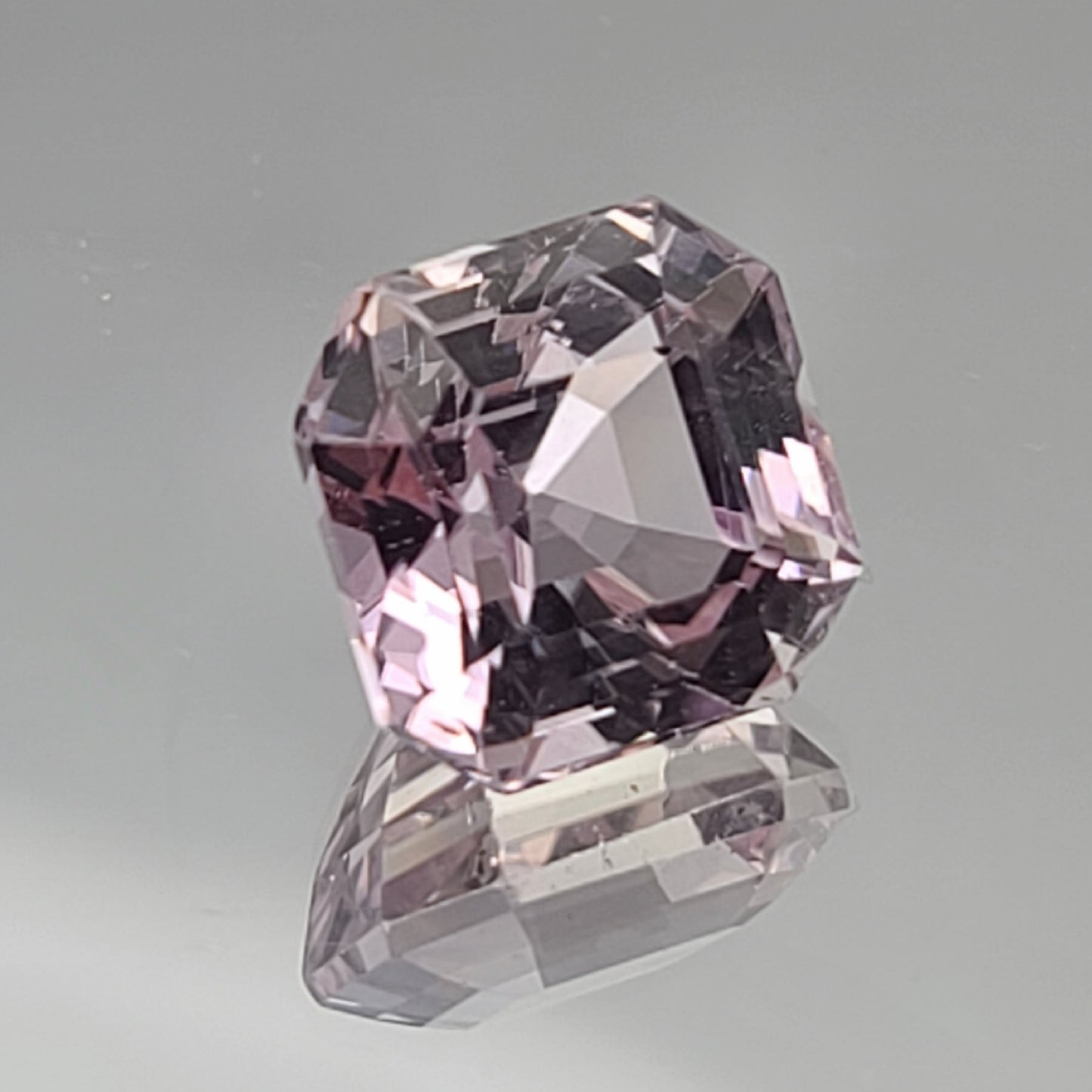 15.09ct ETW Earth-Mined Kunzite – Asscher Cut