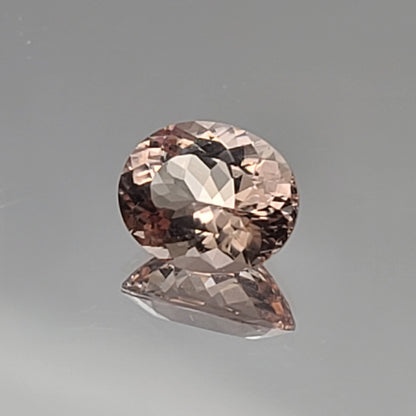 2.84ct ETW Earth-Mined Morganite – Oval Cut