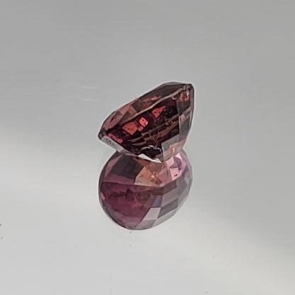 2.34ct ETW Earth-Mined Purple Orange Bi-Color Sapphire – Oval Cut, Unheated