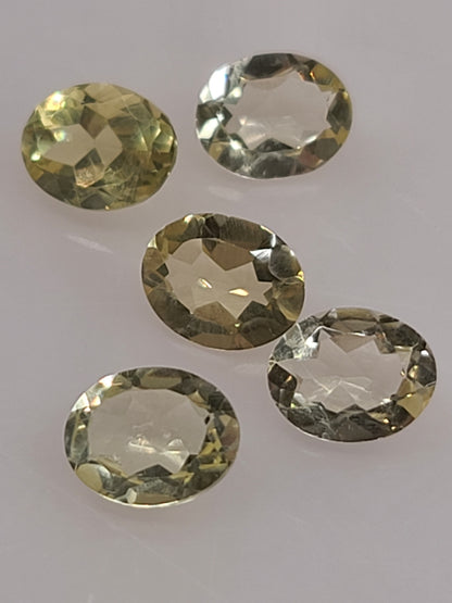 100ct Lot of Earth Mined Lemon Quartz Gemstones - B Grade