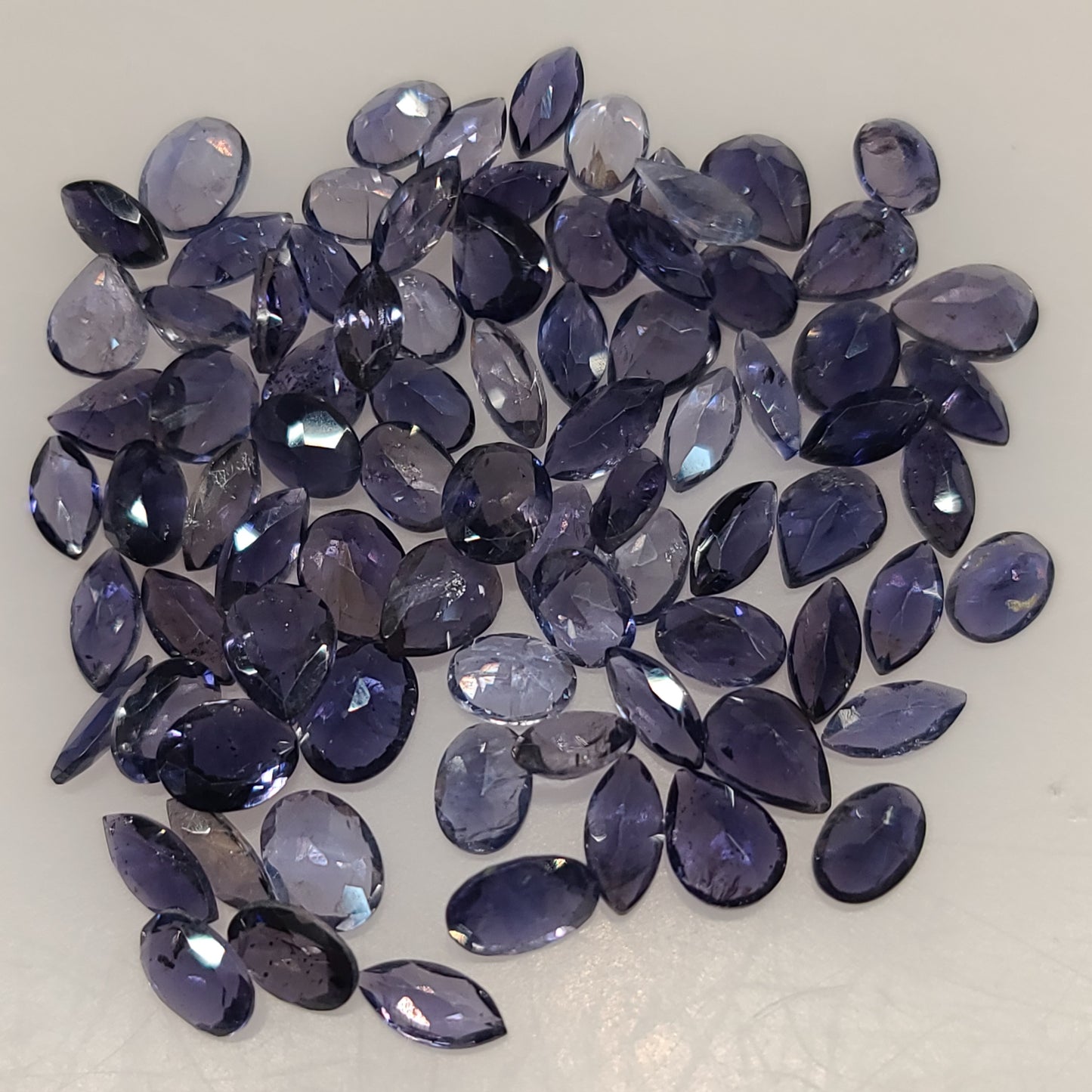 50ct Lot of Earth Mined Iolite Gemstones