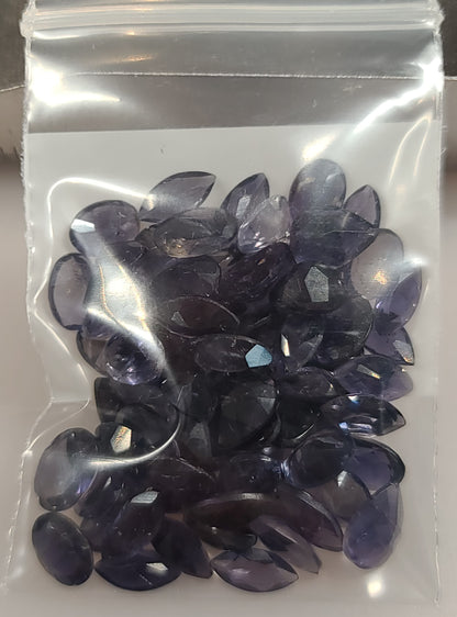 50ct Lot of Earth Mined Iolite Gemstones
