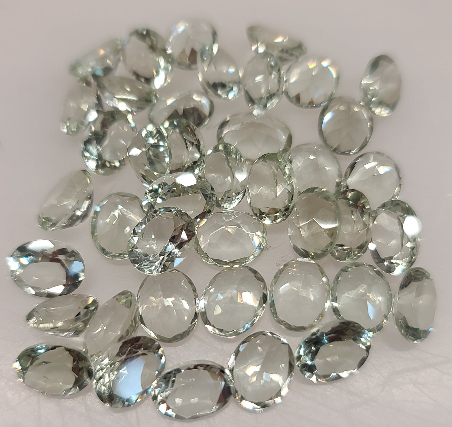 100ct Lot of Earth Mined Prasiolite Gemstones