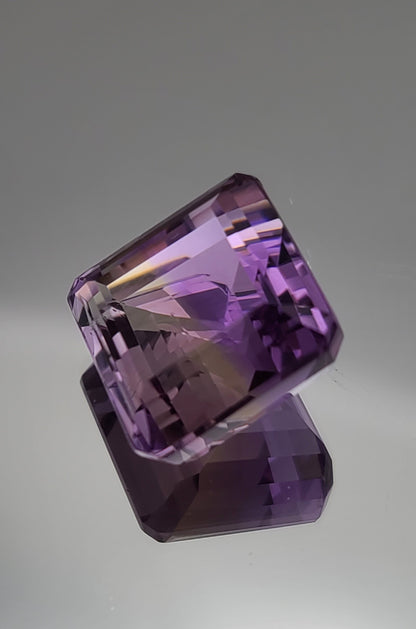 29.00ct ETW Earth-Mined Yellow & Purple Ametrine – Asscher Cut, Large Stone
