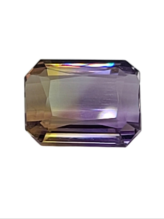 8.74ct ETW Natural Ametrine Gemstone – Emerald Cut
