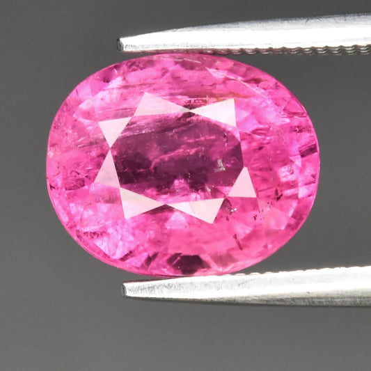 3.00 ct ETW Purplish Pink Rubellite Tourmaline – Oval Cut
