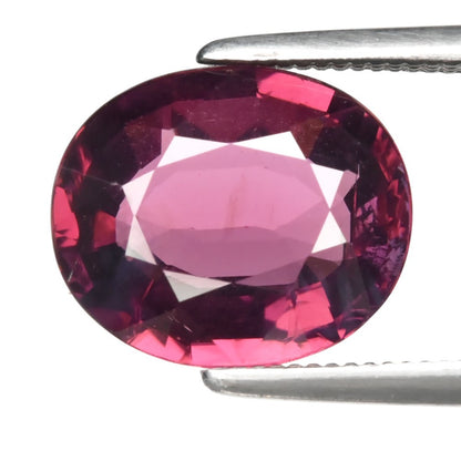 3.01ct ETW Purplish Pink Rhodolite Garnet Gemstone – Oval Cut