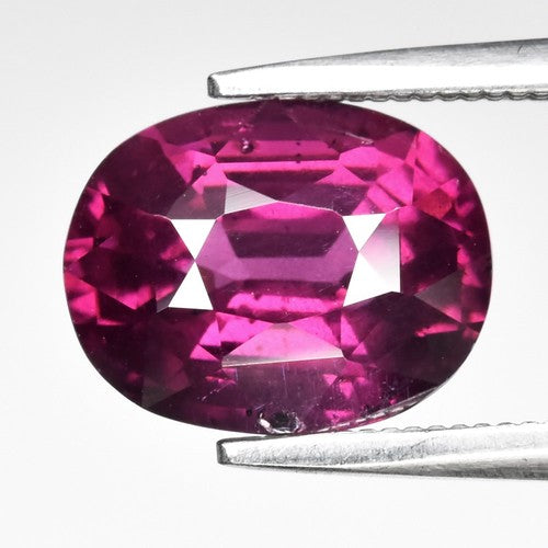 3.03ct ETW Earth-Mined Purplish Pink Rhodolite Garnet – Oval Cut