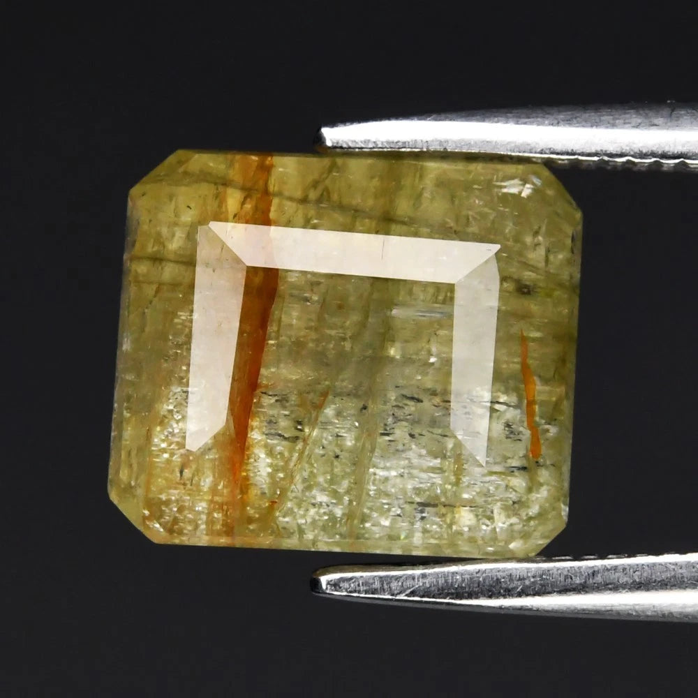 3.17ct ETW Earth-Mined Green Tourmaline – Octagon Cut, Unheated