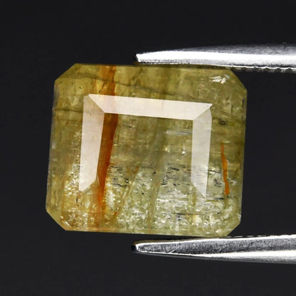 3.17ct ETW Earth-Mined Green Tourmaline – Octagon Cut, Unheated