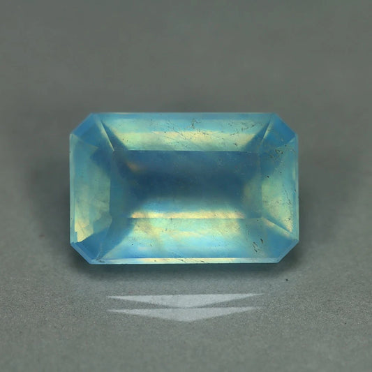3.70ct ETW Earth-Mined Blue Aquamarine – Octagon Cut, Unheated