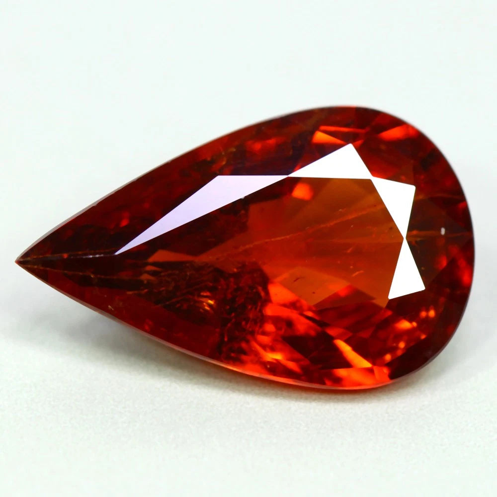 3.74ct ETW Earth-Mined Reddish Orange Spessartine Garnet – Unheated