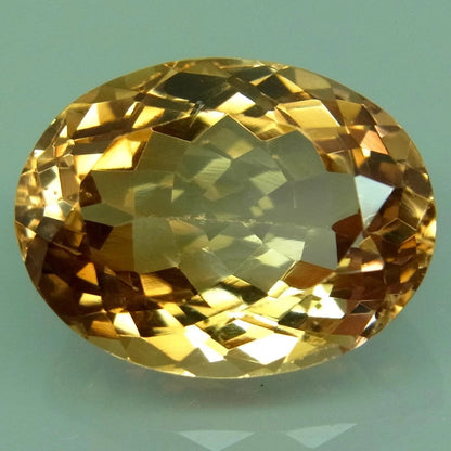 9.5ct ETW Champagne Topaz - Oval Cut