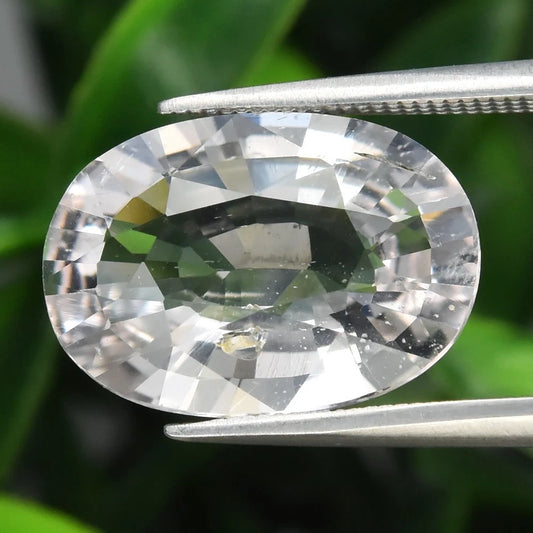 5.13ct ETW Light Pink Morganite Gemstone – Oval Cut - DISCOUNTED