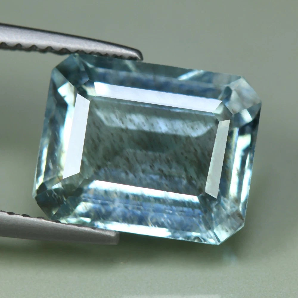 5.26ct ETW Earth-Mined Rutile Blue Aquamarine – Unheated