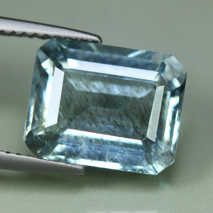 5.26ct ETW Earth-Mined Rutile Blue Aquamarine – Unheated