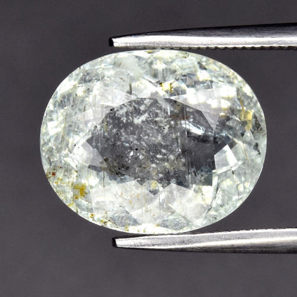 5.43ct ETW Earth-Mined Light Green Beryl – Oval Cut, Unheated