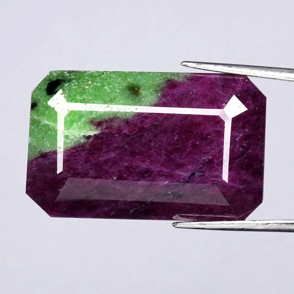 51.64ct ETW Earth-Mined Ruby in Zoisite – Octagon Cut, Unheated - DISCOUNTED