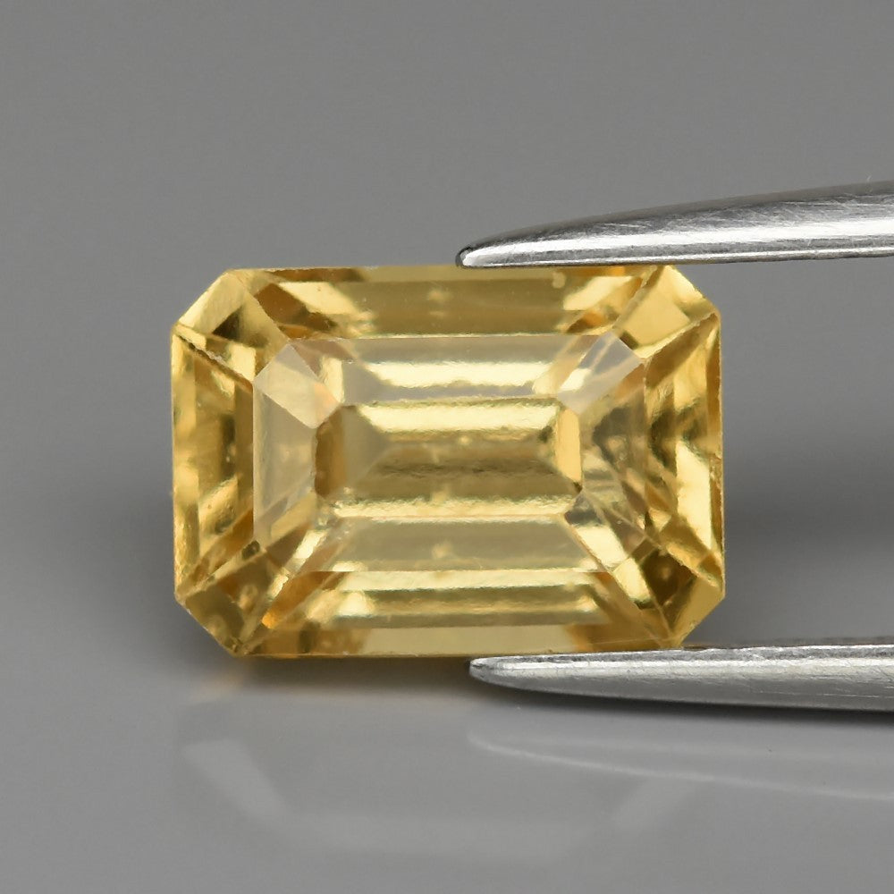 3.02ct ETW Earth-Mined Yellow Grossular Garnet – Octagon Cut, Unheated