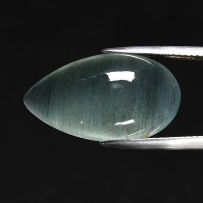 14.87ct Pear Cabochon Natural Greenish Blue Aquamarine - Unheated - DISCOUNTED