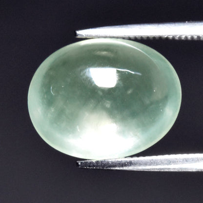 6.22ct Earth-Mined Prehnite – Oval Cabochon