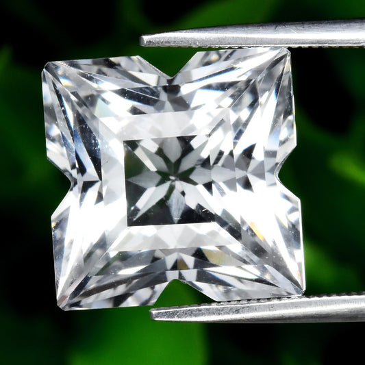 8.95ct ETW White Quartz Gemstone – Fancy Cut