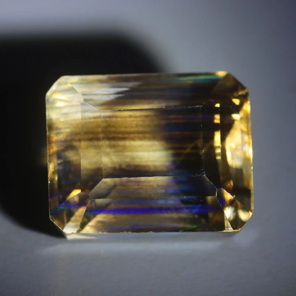 9.50ct ETW Earth-Mined Rainbow Rutile Scapolite – Unheated, Large Stone