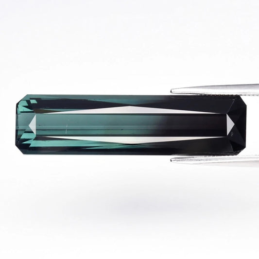 9.61ct ETW Earth-Mined Bi-Color Tourmaline – Octagon Cut, Unheated