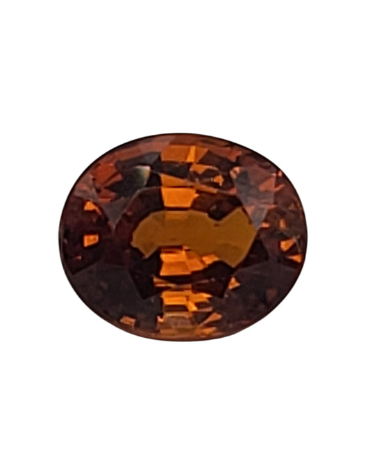 2.88ct ETW Natural Spessartine Garnet - Oval Cut - GIA Certified
