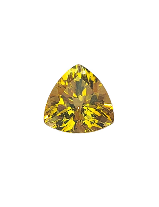 6.55ct ETW Natural Citrine Gemstone - Trillion Cut