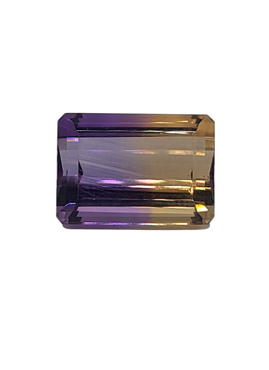 17.34ct ETW Natural Ametrine Gemstone - Emerald Cut - DISCOUNTED