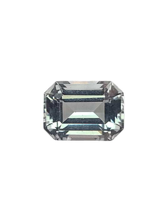 4.6ct ETW Natural Aquamarine Gemstone - Emerald Cut
