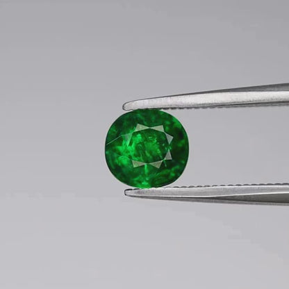 0.85ct ETW Tsavorite Garnet Gemstone – Cushion Cut