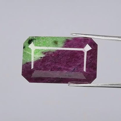 51.64ct ETW Earth-Mined Ruby in Zoisite – Octagon Cut, Unheated - DISCOUNTED