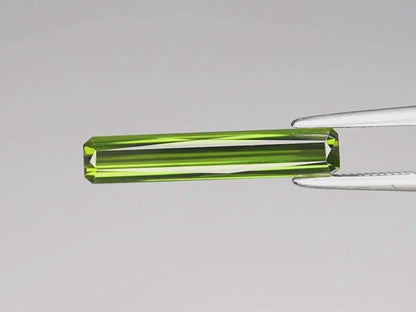 1.29ct ETW Green Tourmaline Gemstone – Octagon Cut