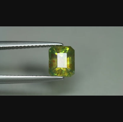 1.86ct ETW Earth-Mined Green Zircon – Unheated