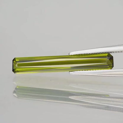 1.59ct ETW Green Tourmaline Gemstone – Octagon Cut