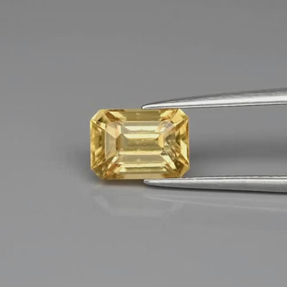 3.02ct ETW Earth-Mined Yellow Grossular Garnet – Octagon Cut, Unheated