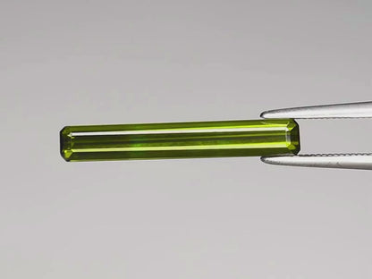 1.69ct ETW Green Tourmaline Gemstone – Octagon Cut