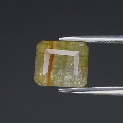 3.17ct ETW Earth-Mined Green Tourmaline – Octagon Cut, Unheated