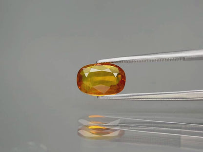 1.79ct ETW Yellow Sapphire Gemstone – Oval Cut