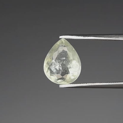 3.13ct ETW Green Tourmaline Gemstone – Pear Cut - DISCOUNTED