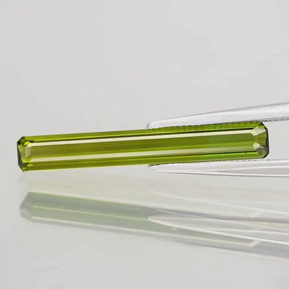 1.49ct ETW Green Tourmaline Gemstone – Octagon Cut
