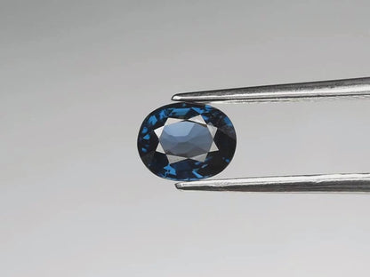 1.06ct ETW Blue Spinel Gemstone - Unheated - Oval Cut