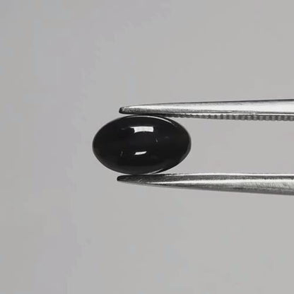 1.68ct ETW Earth-Mined Dark Purple Cat's Eye Scapolite – Oval Cabochon