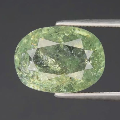 4.94ct ETW Green Tourmaline - Oval Cut - DISCOUNTED