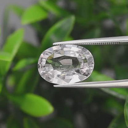 5.13ct ETW Light Pink Morganite Gemstone – Oval Cut - DISCOUNTED