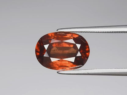 4.98ct ETW Champagne Zircon Gemstone - Unheated - Oval Cut